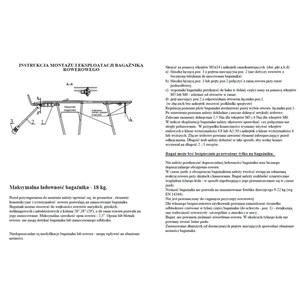 BAGAŻNIK 26" REGULOWANY SD26.92.20 PUN 26"