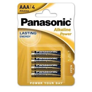 BATERIE LR03 PANASONIC AAA ALKALINE 4 SZT. BLISTER