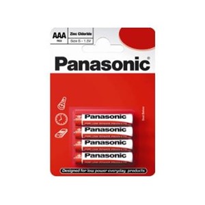BATERIE R03 AAA PANASONIC 4 SZT. BLISTER