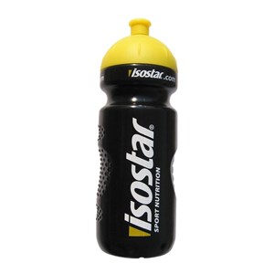 BIDON ISOSTAR 650 ml CZARNO-ŻÓŁTY PUSH-PULL