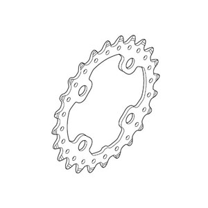 TARCZA DO KORBY SHIMANO 28T M675/M615 SLX