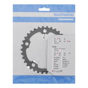 TARCZA DO KORBY SHIMANO 34T FC-2450 CZARNA 2350