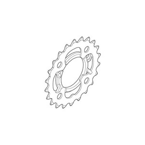 TARCZA DO KORBY SHIMANO 22T M361 CZARNA