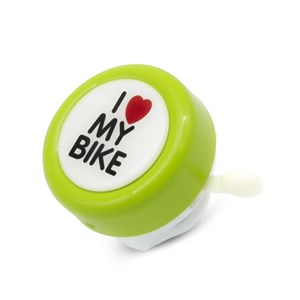 DZWONEK I LOVE MY BIKE D:49mm ZIELONY