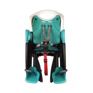 FOTELIK BELLELLI TIGER CLAMP NA BAGAŻ. BIAŁ/TURKUS