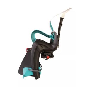 FOTELIK BELLELLI TIGER CLAMP NA BAGAŻ. BIAŁ/TURKUS