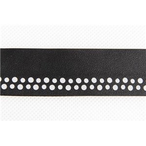 OWIJKA KIEROWNICY CZARNA REFLECTIVE ECOSKÓRA 3 MM