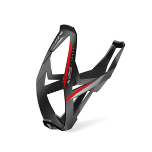KOSZYK BIDONU RACEONE X25 CARBON CZARNO-CZERWONY
