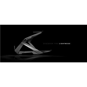 KOSZYK BIDONU RACEONE X25 CARBON CZARNO-SREBRNY