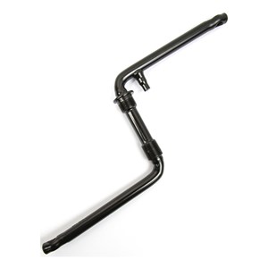 KORBA WYGIĘTA DO BMX 165mm CZARNA