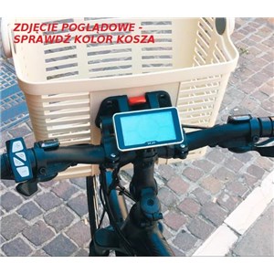 KOSZ PRZÓD BELLELLI PLAZA BRĄZOWY E-BIKE