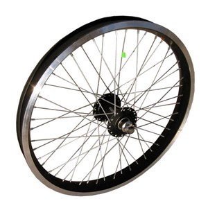 KOŁO 20" P. ALU BMX 48-OTW CZARNE M14
