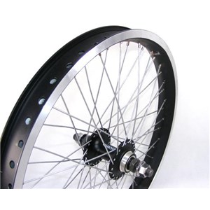 KOŁO 20" T. ALU BMX 48-OTW CZARNE M14