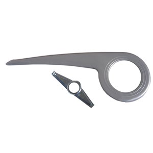 OSŁONA ŁAŃCUCHA 36/38z FI35 +UCHWYT SREBRNA