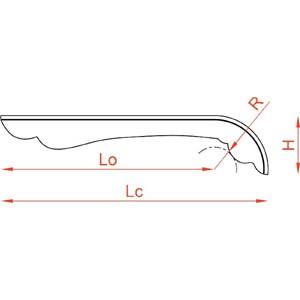 OSŁONA ŁAŃCUCHA 38z BELLA ND ROSA CZARNA