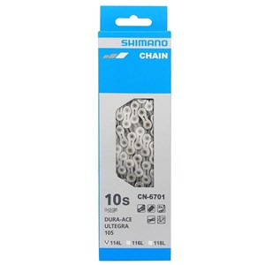 ŁAŃCUCH SHIMANO 10 RZ 6701 114 OG. + PIN