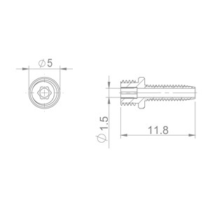 KOŃCÓWKI DO PRZEWODU HYDRAULICZNEGO SRAM