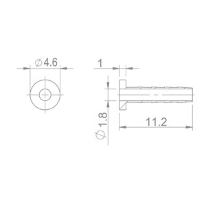 KOŃCÓWKI DO PRZEWODU HYDRAULICZNEGO SHIMANO BH90