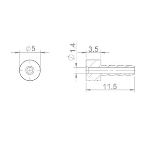 KOŃCÓWKI DO PRZEWODU HYDRAULICZNEGO AVID/SRAM