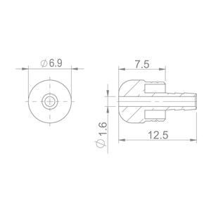 KOŃCÓWKI DO PRZEWODU HYDRAULICZNEGO HAYES