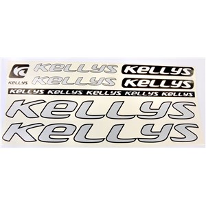 NAKLEJKA KELLYS SREBRNY 5 szt.= kpl