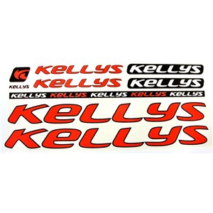 NAKLEJKA KELLYS CZERWONY 5 szt.= kpl