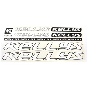 NAKLEJKA KELLYS BIAŁY 5 szt.= kpl