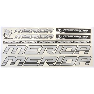 NAKLEJKA MERIDA SREBRNA 5 szt.= kpl