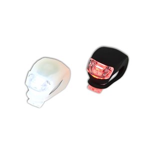 LAMPY 2 LED FROG BIAŁA/CZARNA