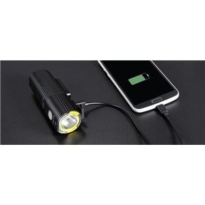 LAMPA PRZÓD GACIRON V9 1000 LUM USB + WŁĄCZNIK