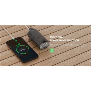 LAMPA PRZÓD GACIRON RAPTOR 3000 LUM USB 10000 MAH