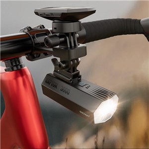 LAMPA PRZÓD GACIRON RAPTOR 3000 LUM USB 10000 MAH