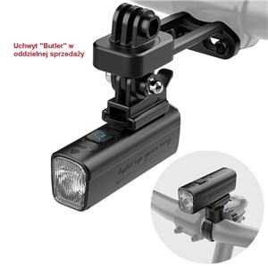 LAMPA PRZÓD GACIRON KIWI-400 LUM ANTI-GLARE CZARNA - zdjęcie 2