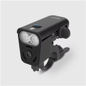 LAMPA PRZÓD GACIRON 400 LUM Z DZWONKIEM HEY MONKEY - zdjęcie 2