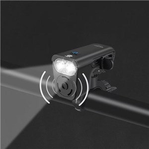 LAMPA PRZÓD GACIRON 400 LUM Z DZWONKIEM HEY MONKEY - zdjęcie 4