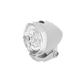 LAMPA PRZÓD CITY 3 LED NA BATERIE BIAŁA
