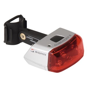 LAMPA T. SIGMA CUBERIDER II SREBRNA BEZ BATERII