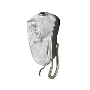 LAMPA P.CITY 1LED NA DYNAMO Z WŁĄCZNIKIEM+UCHWYT