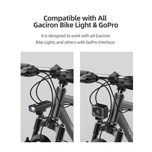 UCHWYT GACIRON FORK MOUNT DO LAMP I KAMER GOPRO
