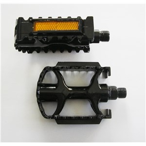 PEDAŁY MTB ALU/ALU CZARNE DŁUGA OŚ
