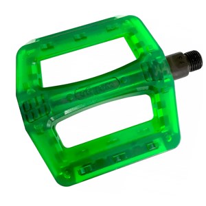 PEDAŁY WELLGO B107 TRANSPARENT GREEN BMX