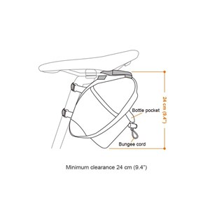 TOREBKA IBERA PODSIODŁOWA IB-SB17 STRAPON SEATPAK