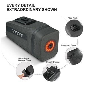 TOREBKA PODSIODŁOWA GACIRON BIRD NEST-200 BLACK