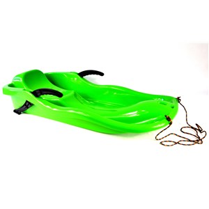 SANKI PLAST. Z HAMULCEM RACE  ZIELONE