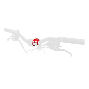 LAMPA P. AKSLEN SL-10W CZERWONA