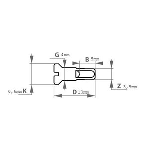 NYPEL E-BIKE 2,3 MM SPENCER MOSIĄDZ 13MM 36SZT FI4