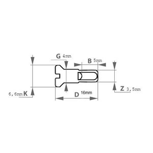 NYPEL E-BIKE 2,3 MM SPENCER MOSIĄDZ 16MM 36SZT FI4
