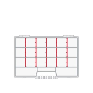 ORGANIZER NARZĘDZIOWY ŚREDNI 290x195x35mm