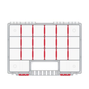 ORGANIZER NARZĘDZIOWY DUŻY 344x249x50mm